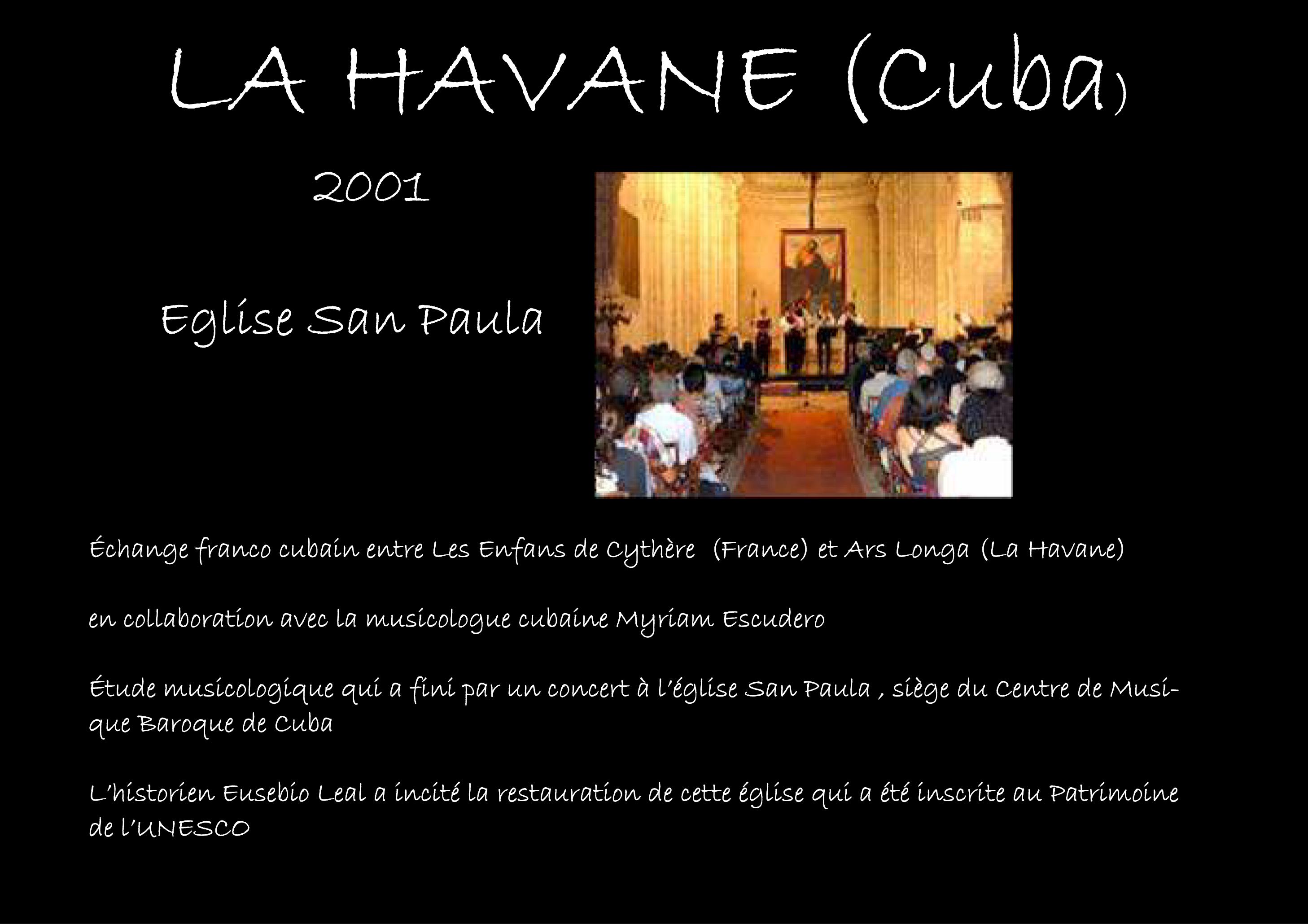 Les Enfans de Cythère à Cuba (zoom)